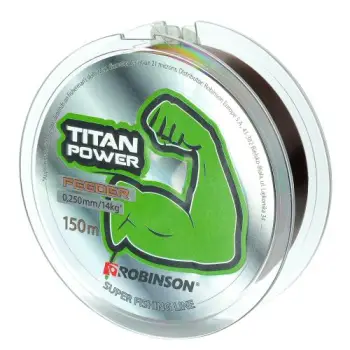 Żyłka Titan Power Feeder 150 m. brązowa